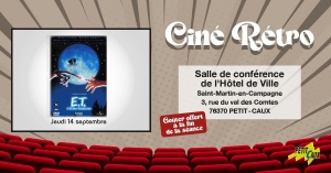 Ciné Rétro : E.T. l'extra-terrestre @ Petit-Caux | Saint-Martin-en-Campagne | France