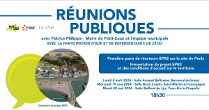 Grand chantier de l'EPR 2 : réunions publiques @ 3, rue du Val des Comtes, PETIT-CAUX, 76370 Saint-Martin-en-Campagne, France